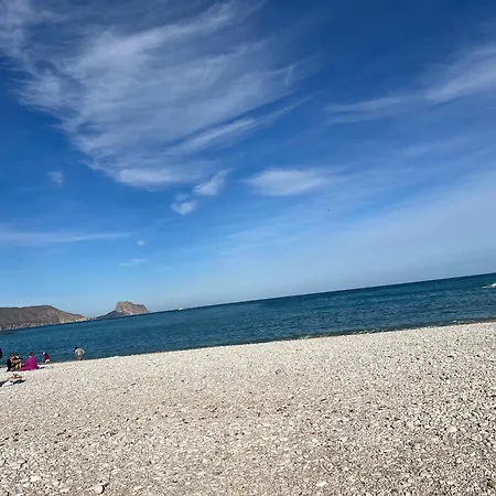 Espana En Primera Linea De La Playa De La Fossa Vista Mar Y Al Penon Apartmán *